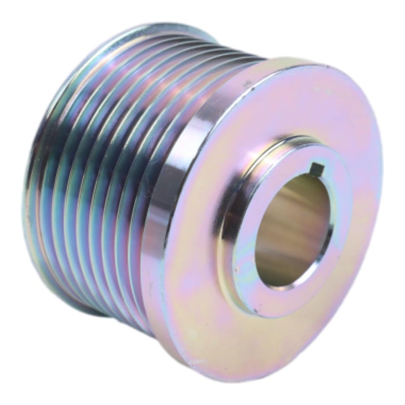 TCINDRR New Solid 8 Groove Pulley Compatible with International Alternators 3918275 3925852 - Image 1